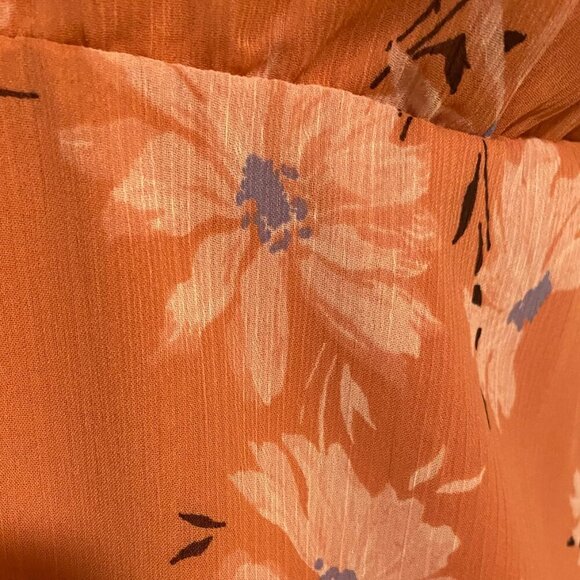 Torrid Falling Daisy Floral Print Babydoll Chiffon Cami #11686023 Size 00 - Picture 6 of 8